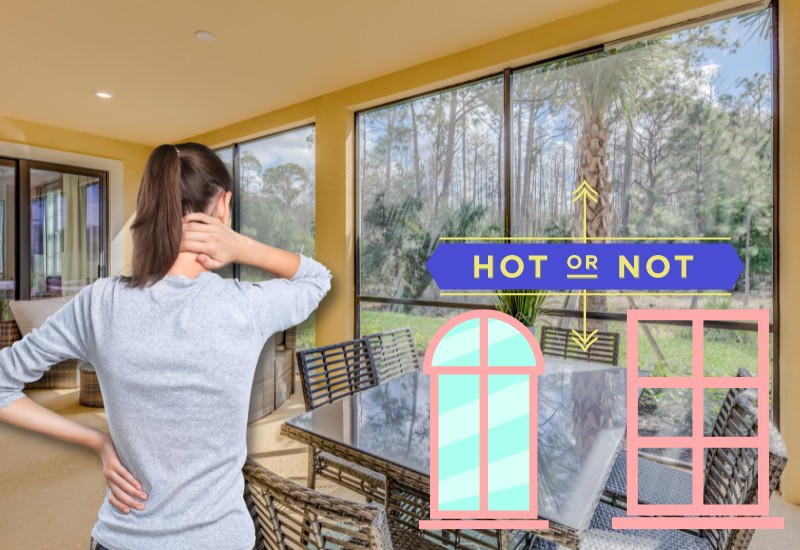 types of sunroom windows